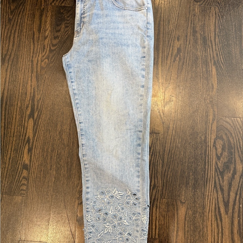 Charlie B Blue Straight Leg Jeans Classic